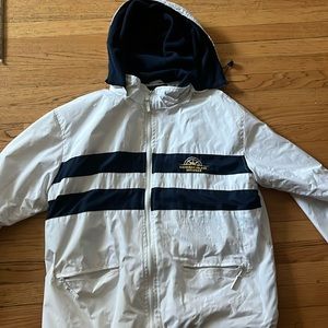 The bear trading mackinaw island windbreaker.  XL